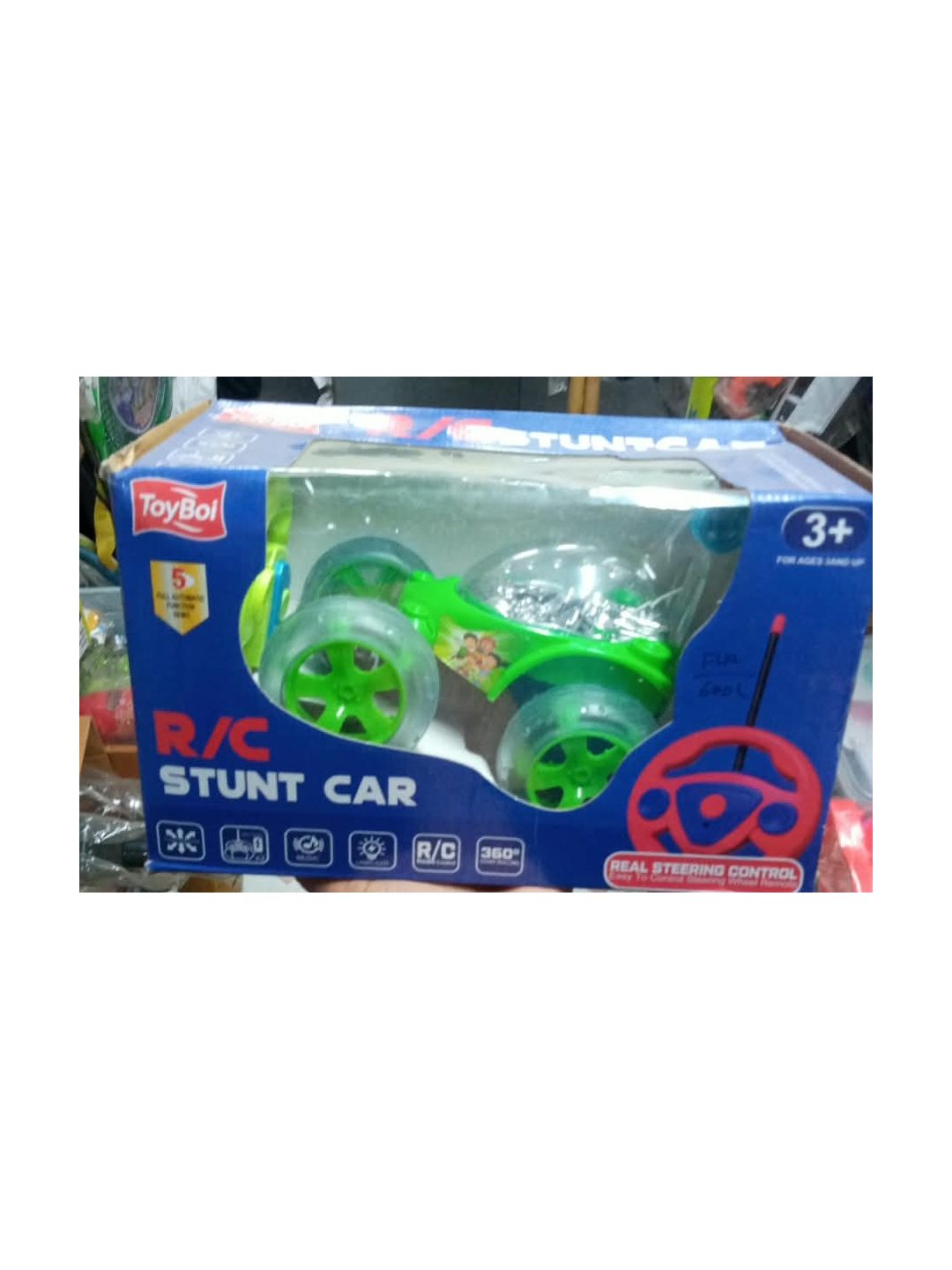 ToyBoy Green Stunt Car